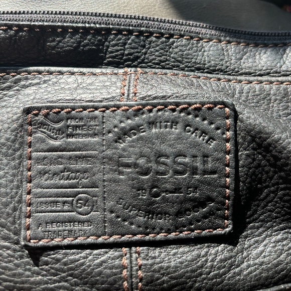 Vintage Fossil No. 54 Leather Bag - Picture 3 of 6